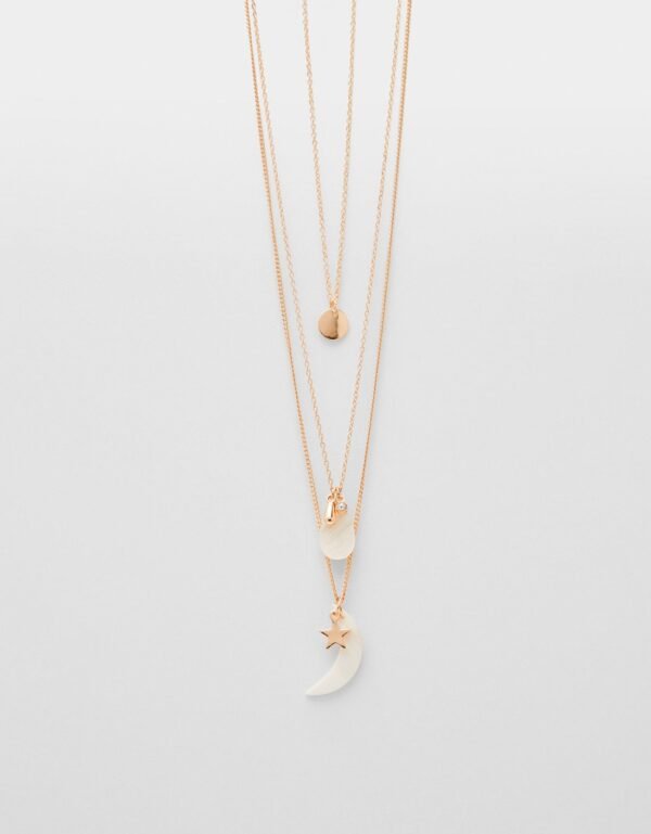 Multi-strand chain necklace